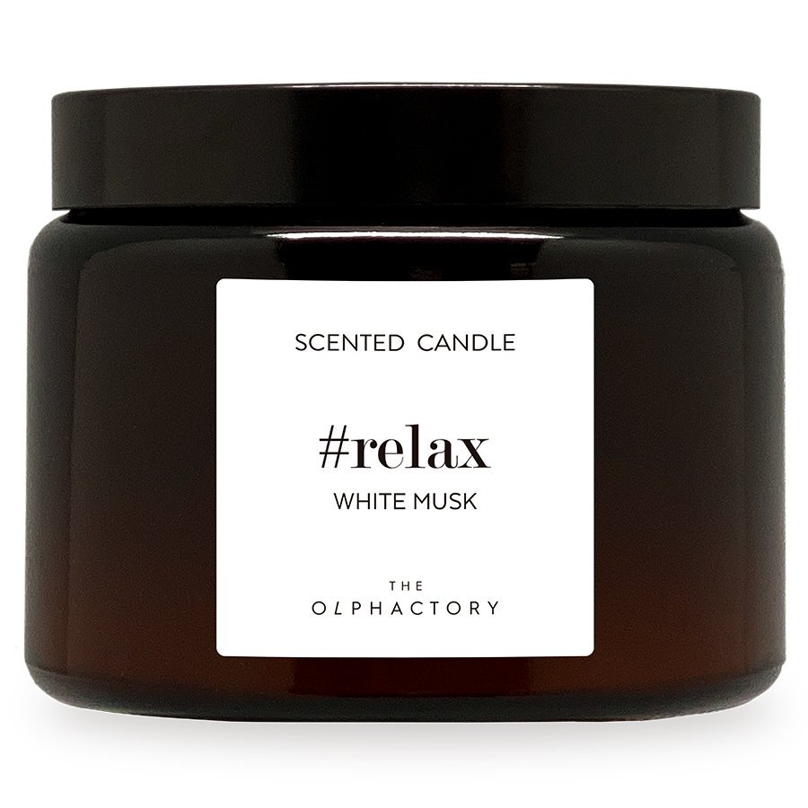 Фото Свеча ароматическая the olphactory, relax, white musk, 60 ч (74614) - интернет-магазин МегаТерем в Москве