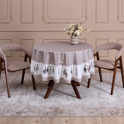 Скатерть круглая family far...