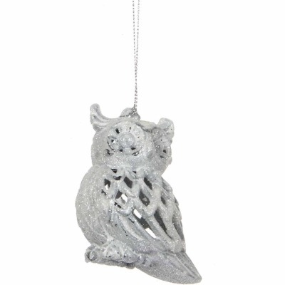 Декор подвеска сова белая 8...