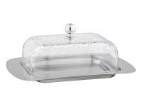 Масленка agness с пластиковой крышкой 19*12*7 см (912-010) 