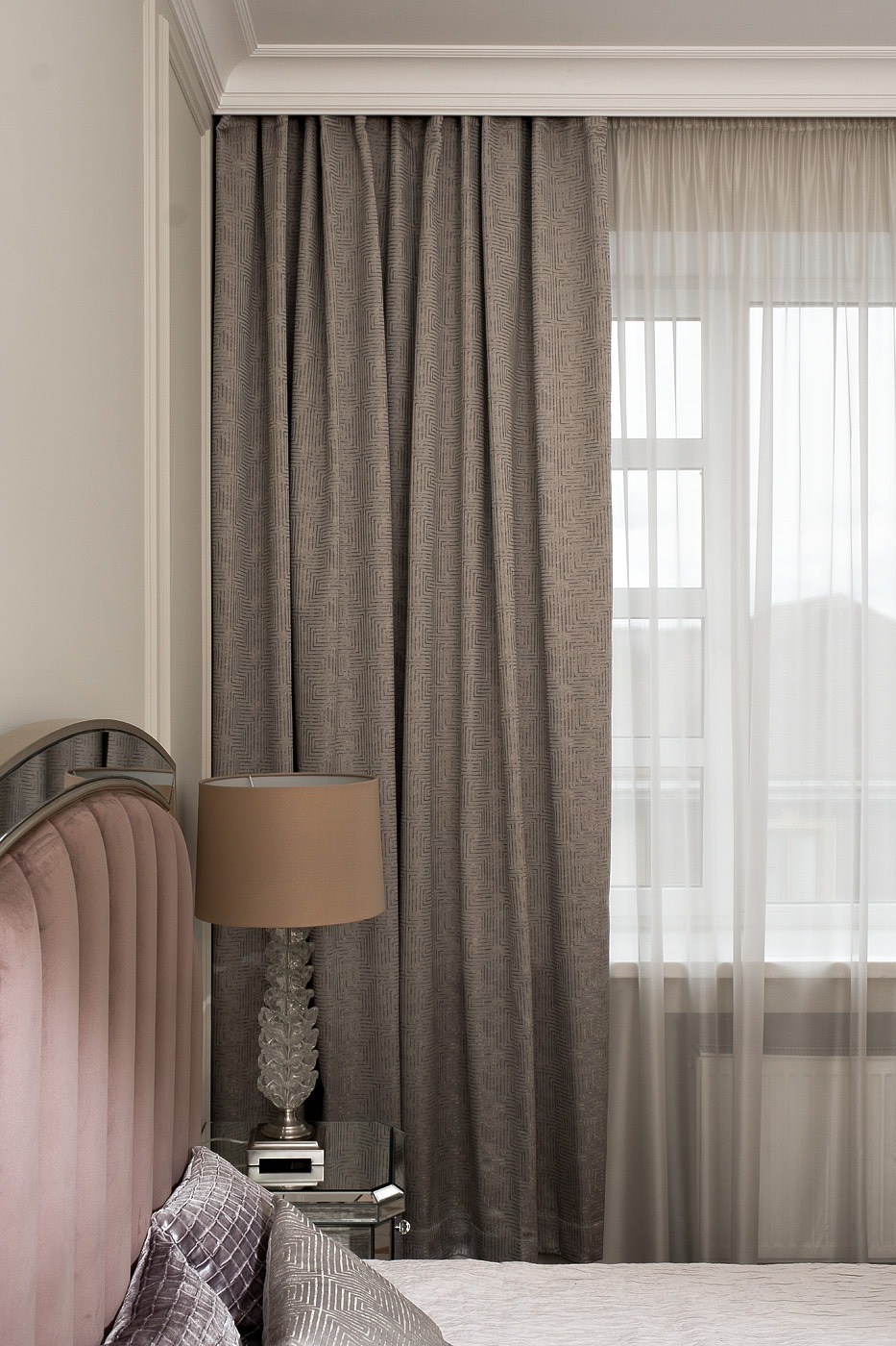 Фото Портьера Gloss беж 275*260 (TT-00016721) - интернет-магазин МегаТерем в Москве