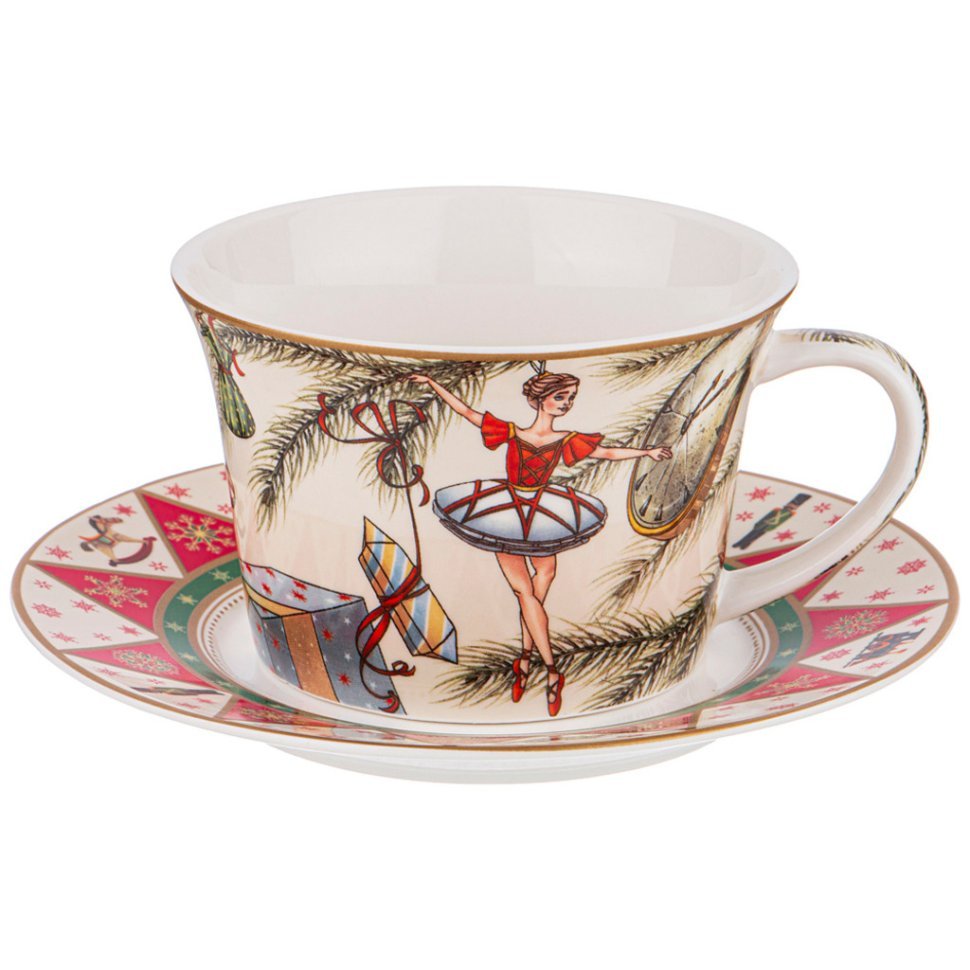 Фото Чайная пара lefard щелкунчик 250 мл (760-751)  - интернет-магазин МегаТерем в Москве