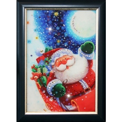 Картина Санта Клаус с крист...