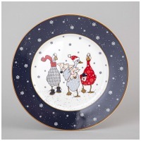 Тарелка закусочная lefard "family christmas" 20 см (425-122) 