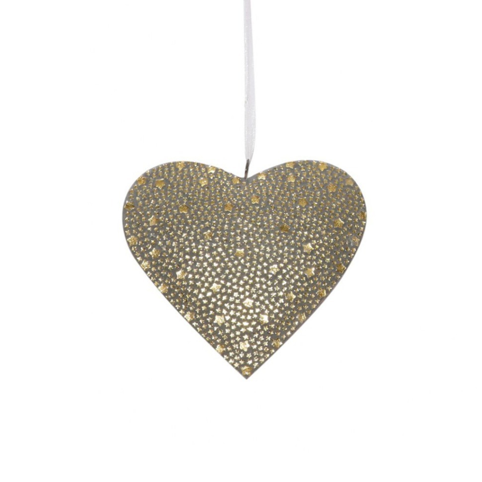 Фото Новогодняя игрушка BL-034C, железо, grey/gold, ROOMERS FURNITURE - интернет-магазин МегаТерем в Москве