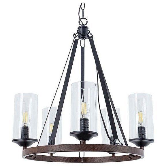 Фото Подвесная люстра Arte Lamp Dalim A7014SP-5BK AR_A7014SP-5BK - интернет-магазин МегаТерем в Москве