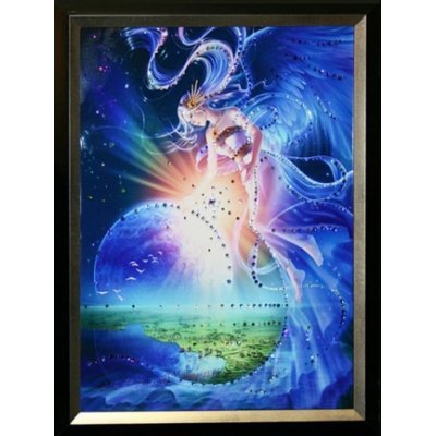 Картина Над землей с криста...