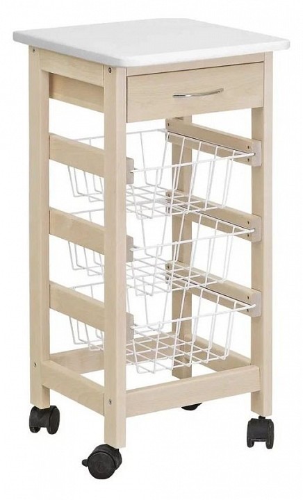 Фото Стеллаж С ящиком и корзинами ML_4630216191511 - интернет-магазин МегаТерем в Москве