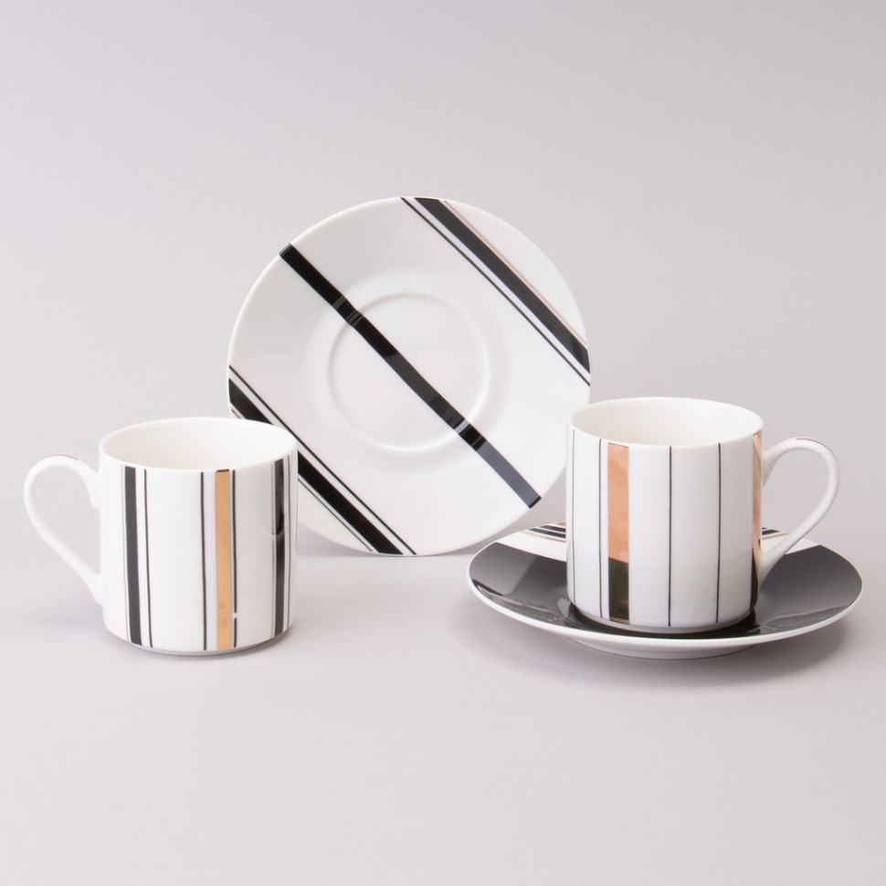 Фото Кофейный набор lefard top style на 2 пер. 4 пр. 180 мл (165-607)  - интернет-магазин МегаТерем в Москве