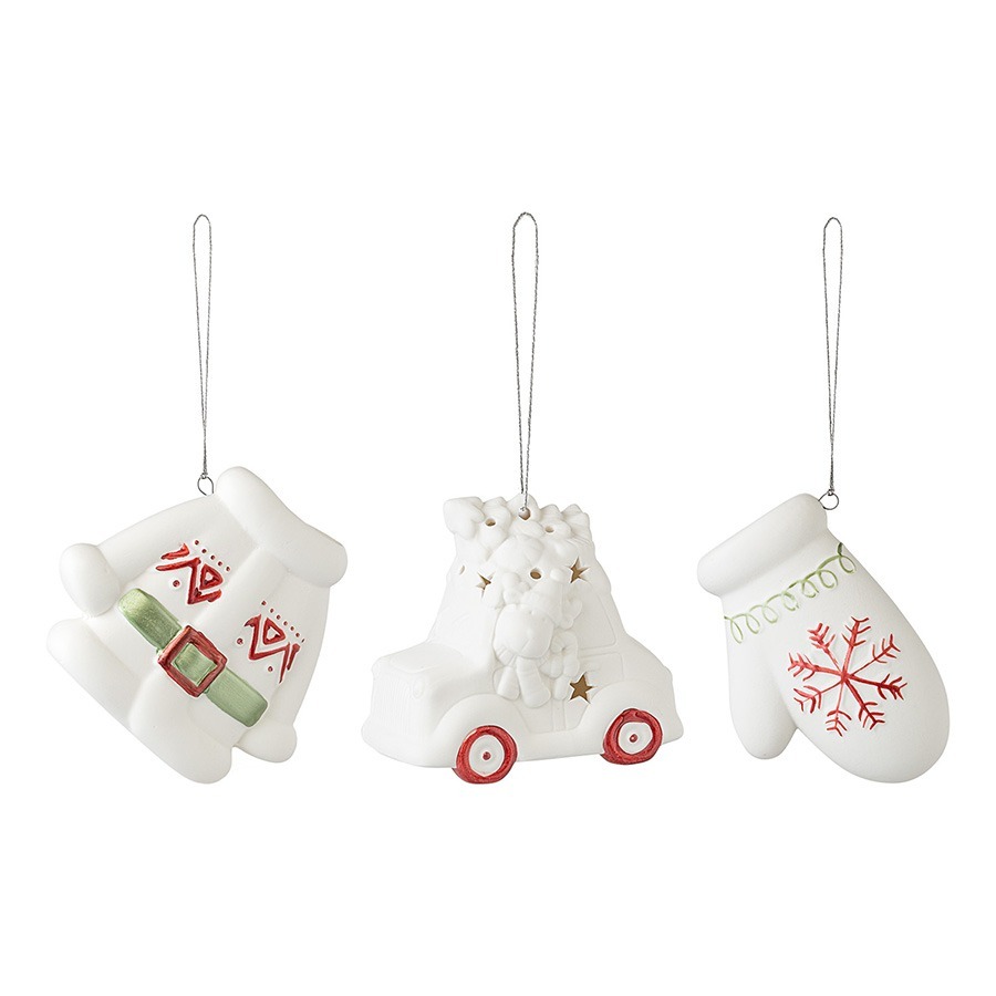 Фото Набор ёлочных украшений с подсветкой classy ornaments из коллекции new year essential, 3 шт. (78331) - интернет-магазин МегаТерем в Москве