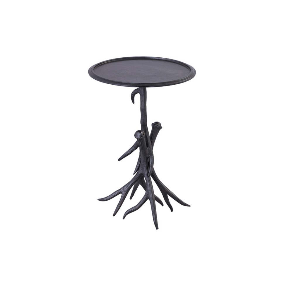 Фото Стол приставной 24771-61, 41, металл, Bronze, ROOMERS FURNITURE - интернет-магазин МегаТерем в Москве