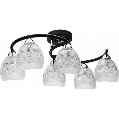 Потолочная люстра IDLamp 381 381/6PF-Blackchrome