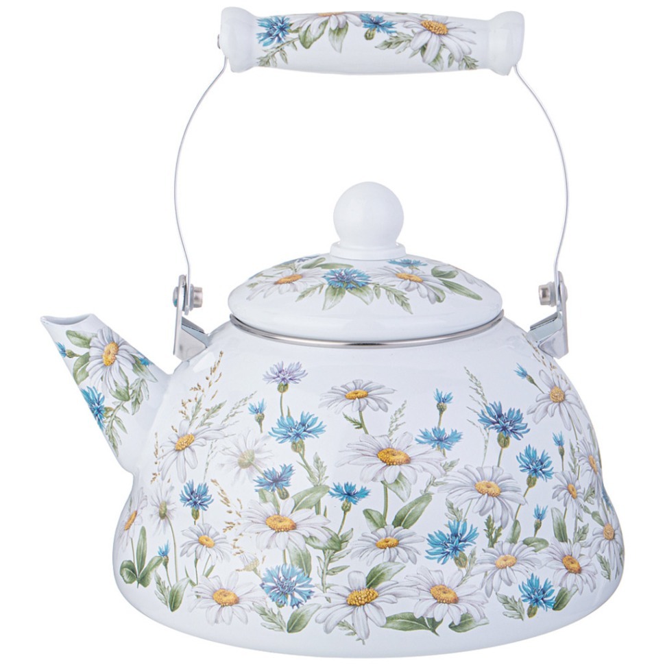 Фото Чайник agness  эмалированный серия sentiment, 3 л (934-637)  - интернет-магазин МегаТерем в Москве