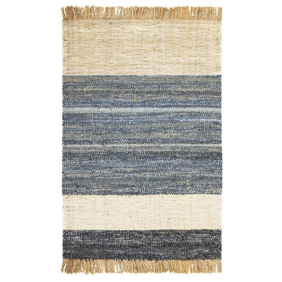 Фото Ковер из джута, денима и шерсти hyderabad из коллекции ethnic, 120х180см (76017) - интернет-магазин МегаТерем в Москве