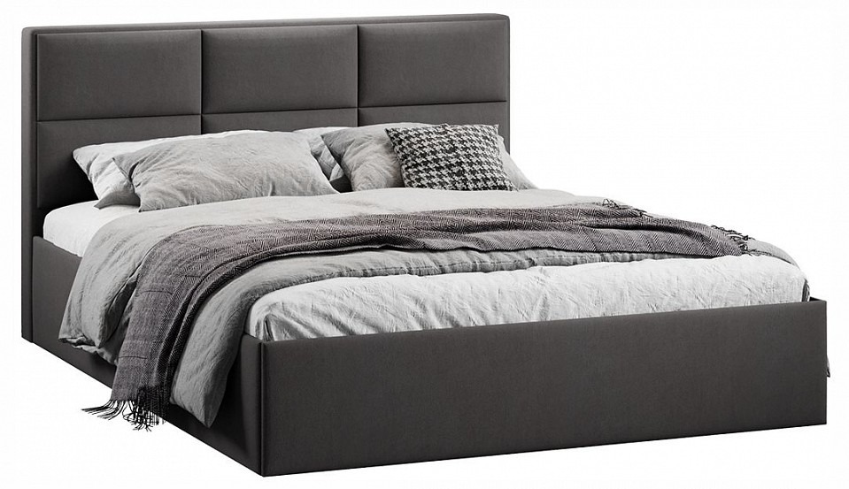 Фото Кровать двуспальная Стелла с ПМ Тип 1 TRI_257368 - интернет-магазин МегаТерем в Москве