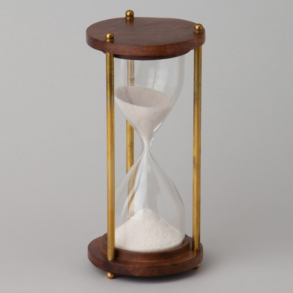 Фото Песочные часы диаметр=7см ; высота=14см Lefard (733-185) - интернет-магазин МегаТерем в Москве