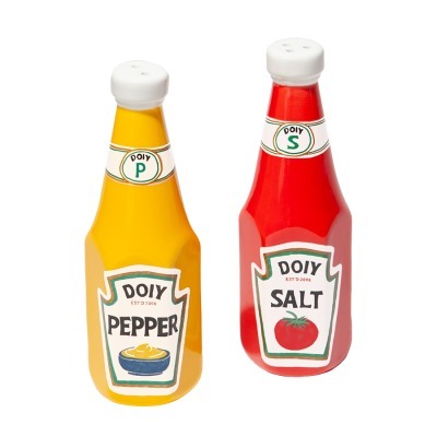 Набор из солонки и перечницы corner shop,  ketchup mustard (78580)