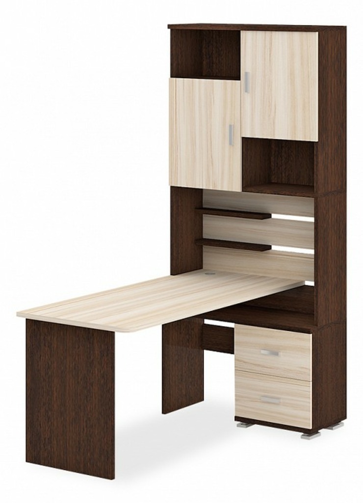 Фото Стол компьютерный Домино СР-720/160 MER_SR-720-160-VKK-PRAV - интернет-магазин МегаТерем в Москве