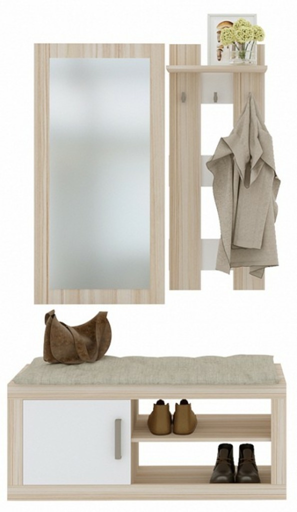 Фото Стенка для прихожей Toivo ТОЙ-ПР 8 MER_TOJ-PR-8-KBE - интернет-магазин МегаТерем в Москве