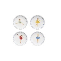 Набор из 4 тарелок TPS10-WHI(TPS10-00420U), 17, керамика, white, CASAFINA BY COSTA NOVA