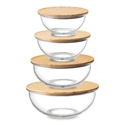 Набор из 4-х стеклянных мис...