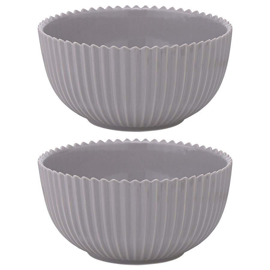 Фото Набор из двух салатников темно-серого цвета из коллекции edge, 650 мл (75173) - интернет-магазин МегаТерем в Москве