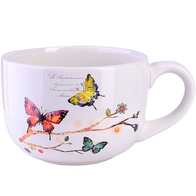 Кружка-супница 550 мл Бабоч...