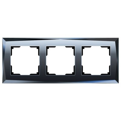 Рамка на 3 поста Werkel Diamant (черный) W0031208 WRK_a051446