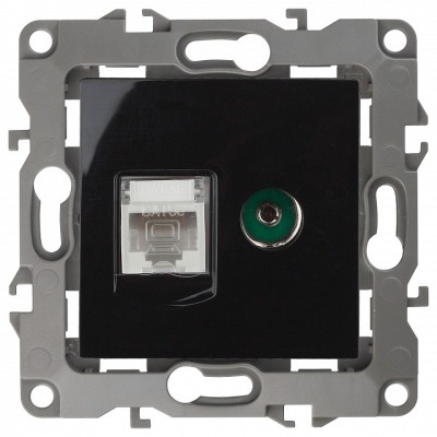 ТВ-розетка и розетка Ethern...