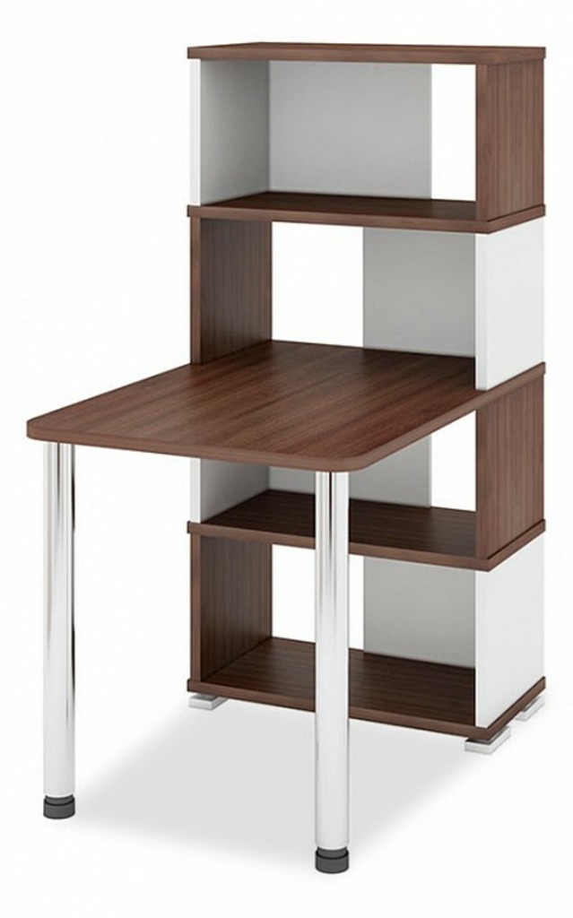 Фото Стол компьютерный Домино СБ-10М/4 MER_SB-10M_4_SHBESH - интернет-магазин МегаТерем в Москве