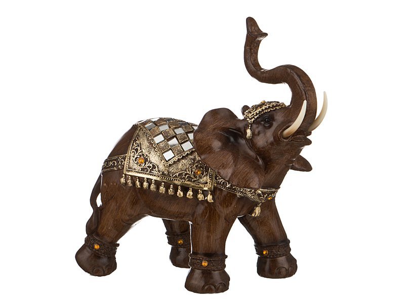 Фото Фигурка слон 24,5*11,5 см. высота=24,5 см. серия махараджи Lefard (252-574) - интернет-магазин МегаТерем в Москве