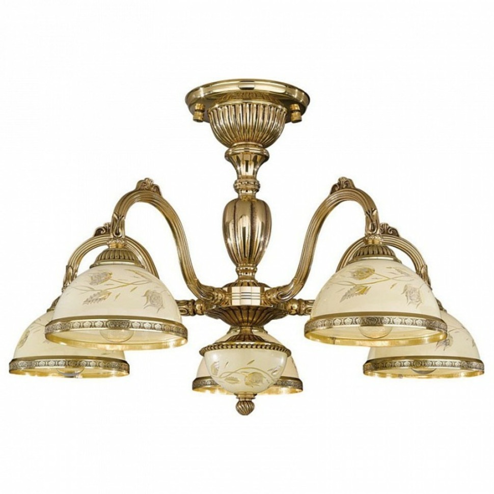 Фото Люстра на штанге Reccagni Angelo 6328 PL 6328/5 RA_PL_6328_5 - интернет-магазин МегаТерем в Москве