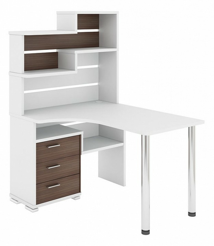 Фото Стол компьютерный Домино СР-132-130 MER_SR-132_BESH-LEV - интернет-магазин МегаТерем в Москве