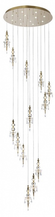 Фото Подвесная люстра Newport 8360 8360/800 gold NWP_M0070008 - интернет-магазин МегаТерем в Москве