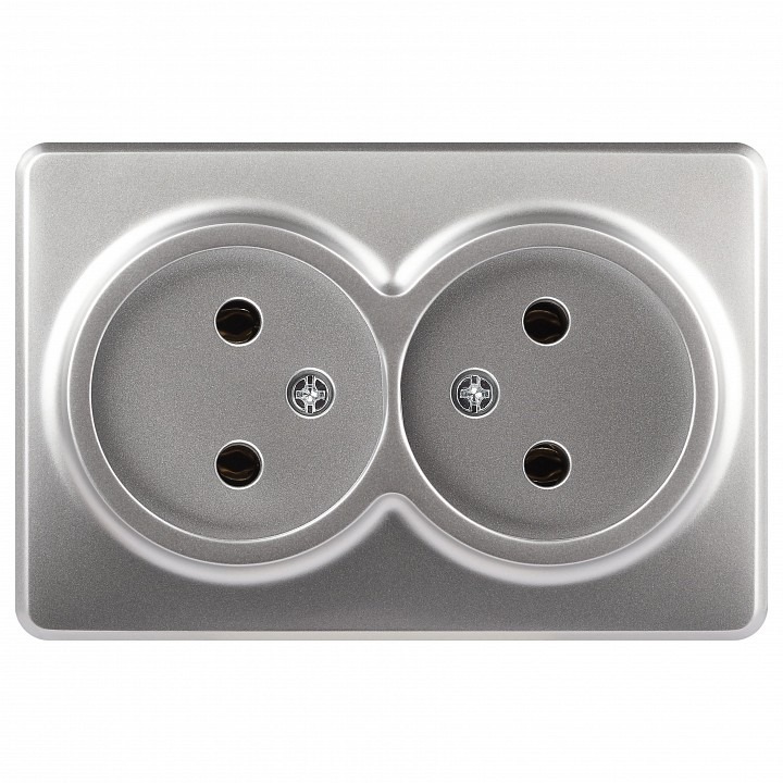 Фото Розетка двойная без заземления Эра Эра Эксперт 11-2202-03 ER_B0063016 - интернет-магазин МегаТерем в Москве