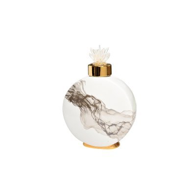 Ваза с крышкой керам. белая...