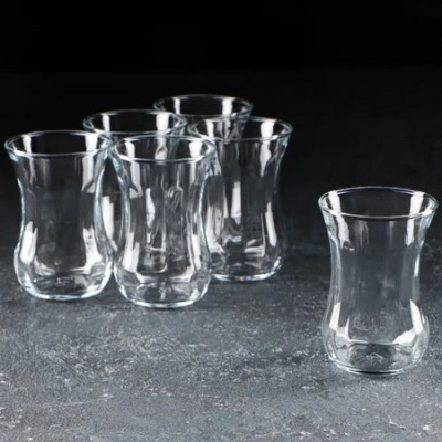 Набор стаканов для чая 6 шт DILMAH-TWIST 100 мл 01S91L21 (200-1)