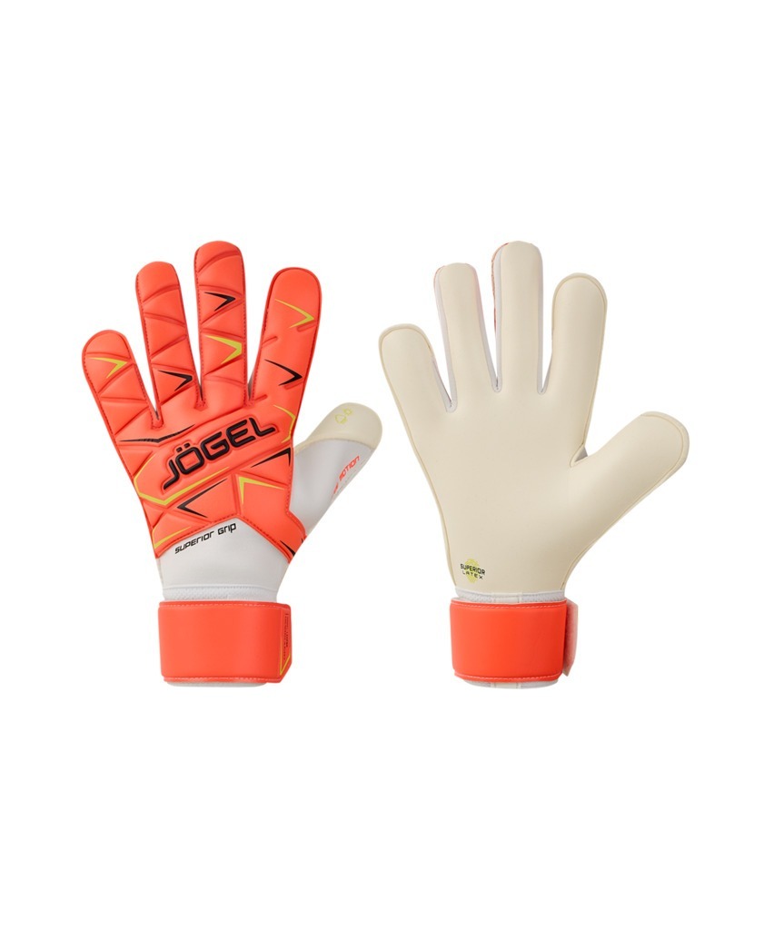 Фото Перчатки вратарские JÖGEL Legend SL4 Roll Negative, коралловый (2119305) - интернет-магазин МегаТерем в Москве