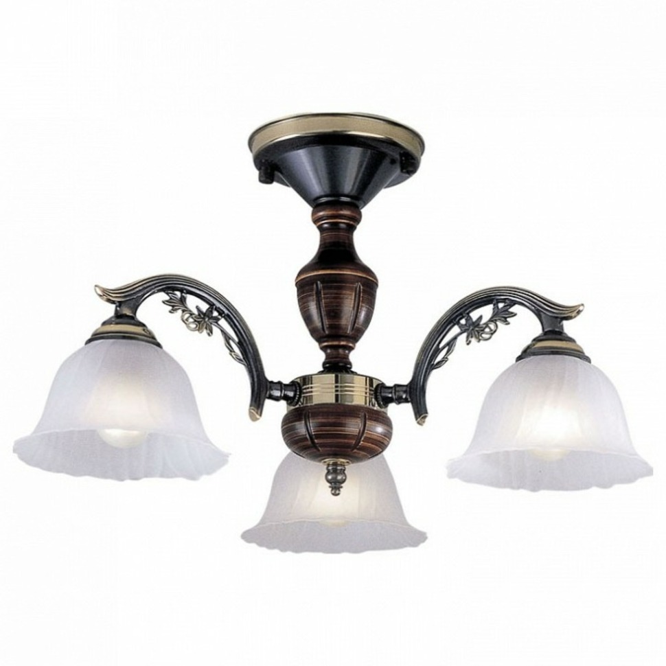 Фото Люстра на штанге Reccagni Angelo 2700 PL 2700/3 RA_PL_2700_3 - интернет-магазин МегаТерем в Москве