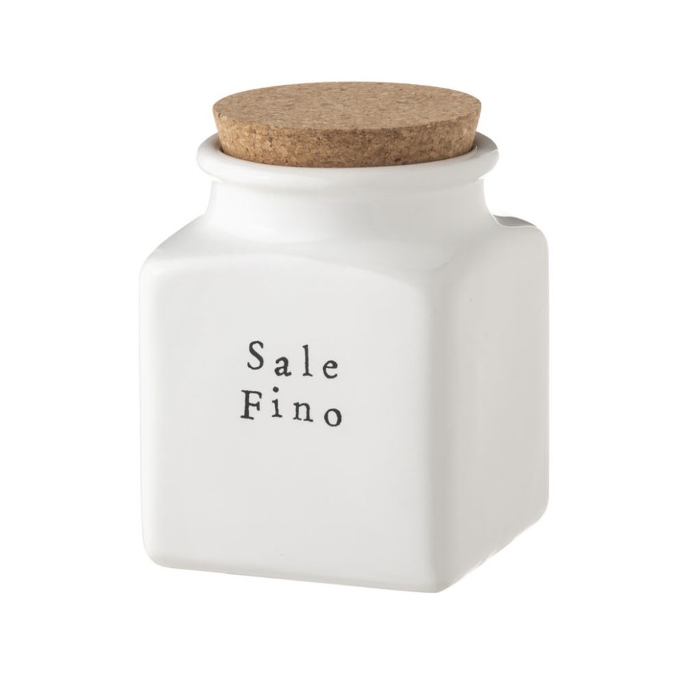 Фото Ёмкость для соли с крышкой Bianca Easy 14.5 см 9064/4-EAW - интернет-магазин МегаТерем в Москве