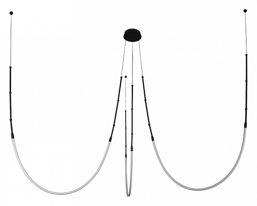 Фото Подвесная люстра Arte Lamp Klimt A2850SP-38BK AR_A2850SP-38BK - интернет-магазин МегаТерем в Москве