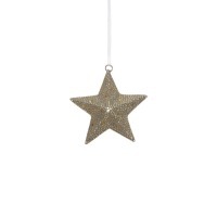 Новогодняя игрушка BL-035A, железо, grey/gold, ROOMERS FURNITURE