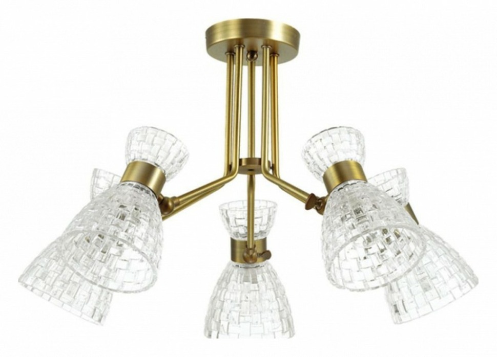 Фото Люстра на штанге Lumion Jackie 3704/5C LMN_3704_5C - интернет-магазин МегаТерем в Москве