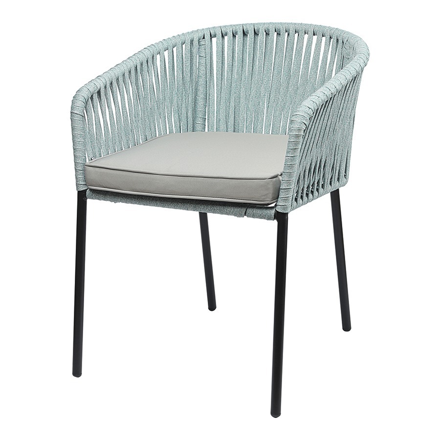 Фото Стул reed, черный/серо-голубой (77583) - интернет-магазин МегаТерем в Москве