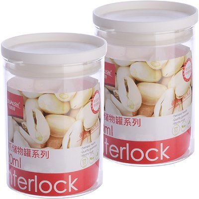 Набор банок для сыпучих продуктов 620 мл LOVWISH (31201)