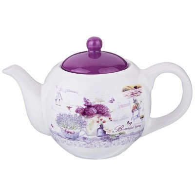Чайник agness  "лавандовая весна" 22,5*13,5*14,5 см 900 мл (358-1100) 