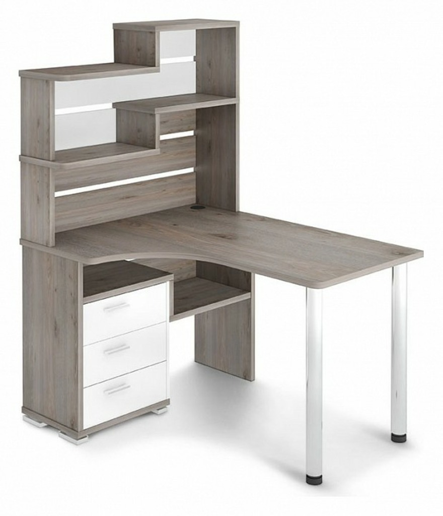 Фото Стол компьютерный Домино СР-132-130 MER_SR-132_NBE-LEV - интернет-магазин МегаТерем в Москве