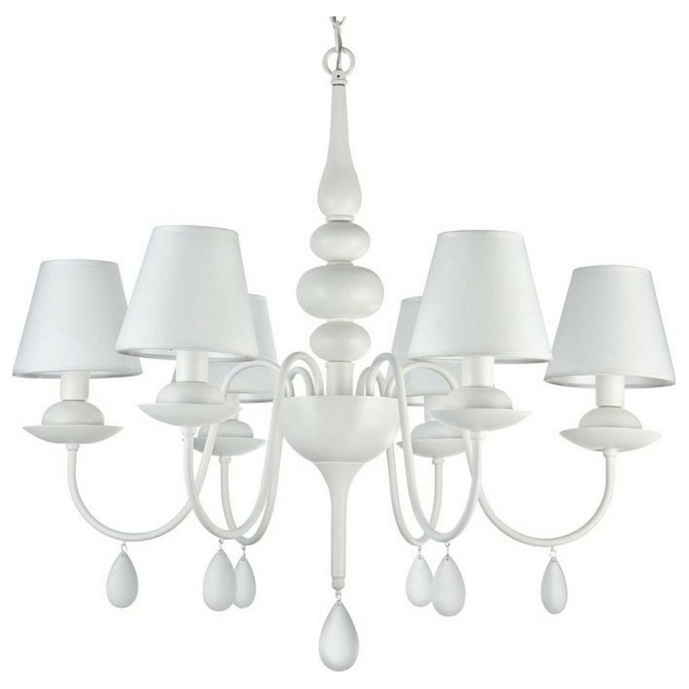 Фото Подвесная люстра Freya Eliza FR5756-PL-06-W MY_FR5756-PL-06-W - интернет-магазин МегаТерем в Москве