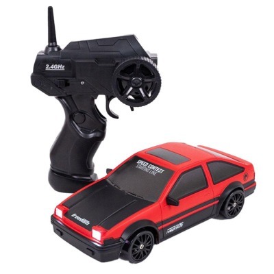 Радиоуправляемая машина для дрифта Toyota AE86 (19 см, 15 км/ч, сменные колеса, фишки) (SC24A01)