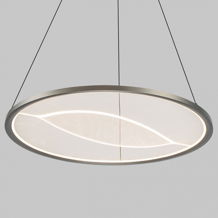 Фото Подвесной светильник Eurosvet Occhio 40027/1 LED серый EV_a069309 - интернет-магазин МегаТерем в Москве